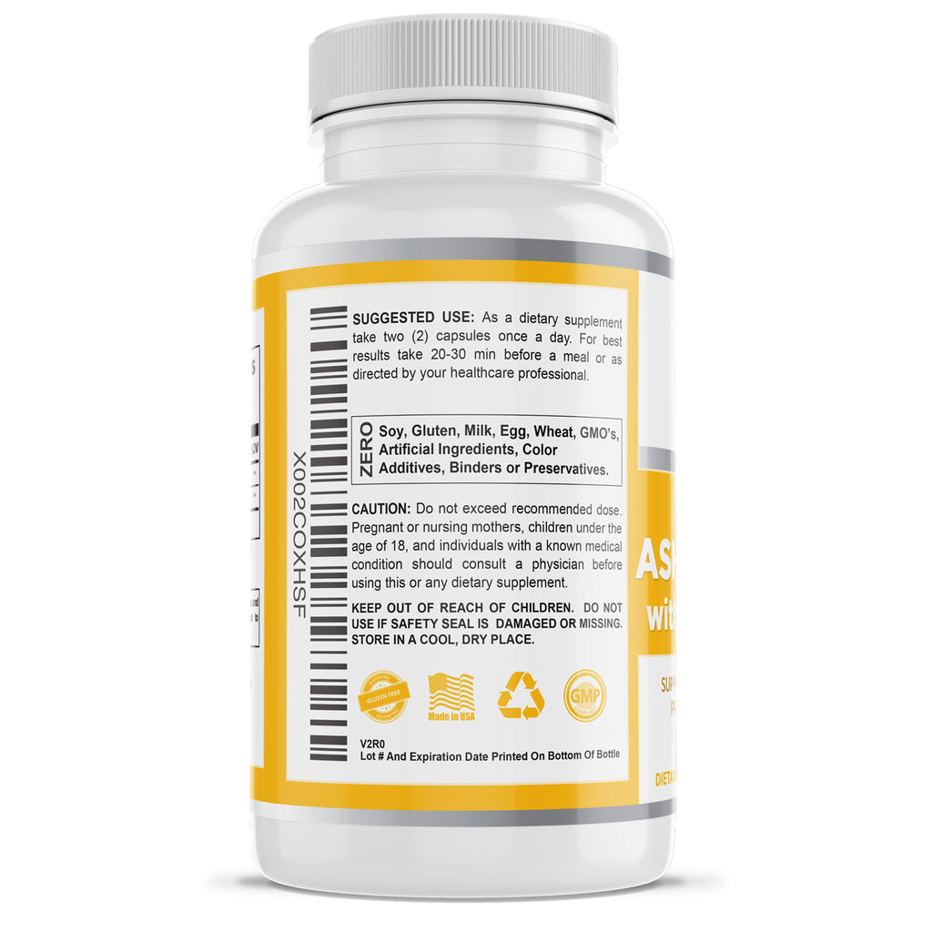 Pure Ashwagandha Capsules with Black Pepper