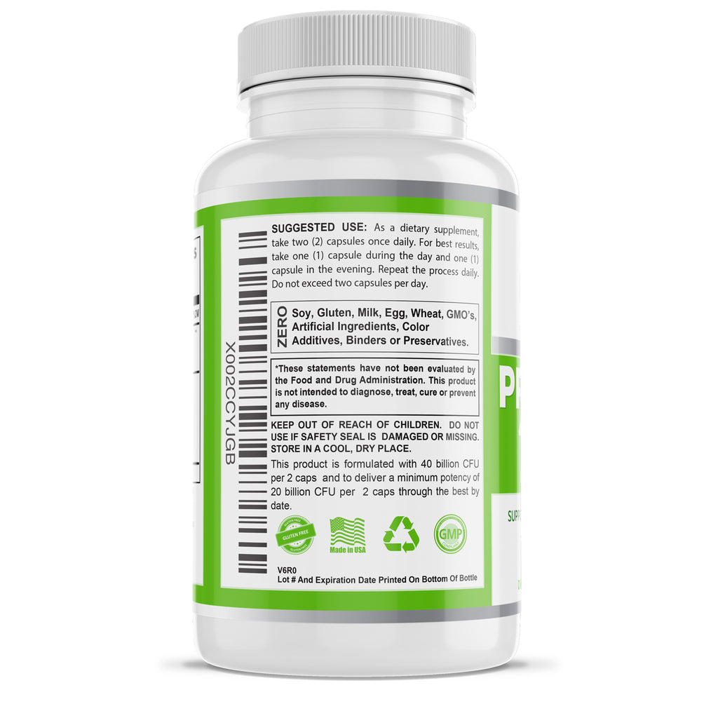 Probiotic Capsules with Maktrek® Bi-Pass Technology - 40 Billion CFUs