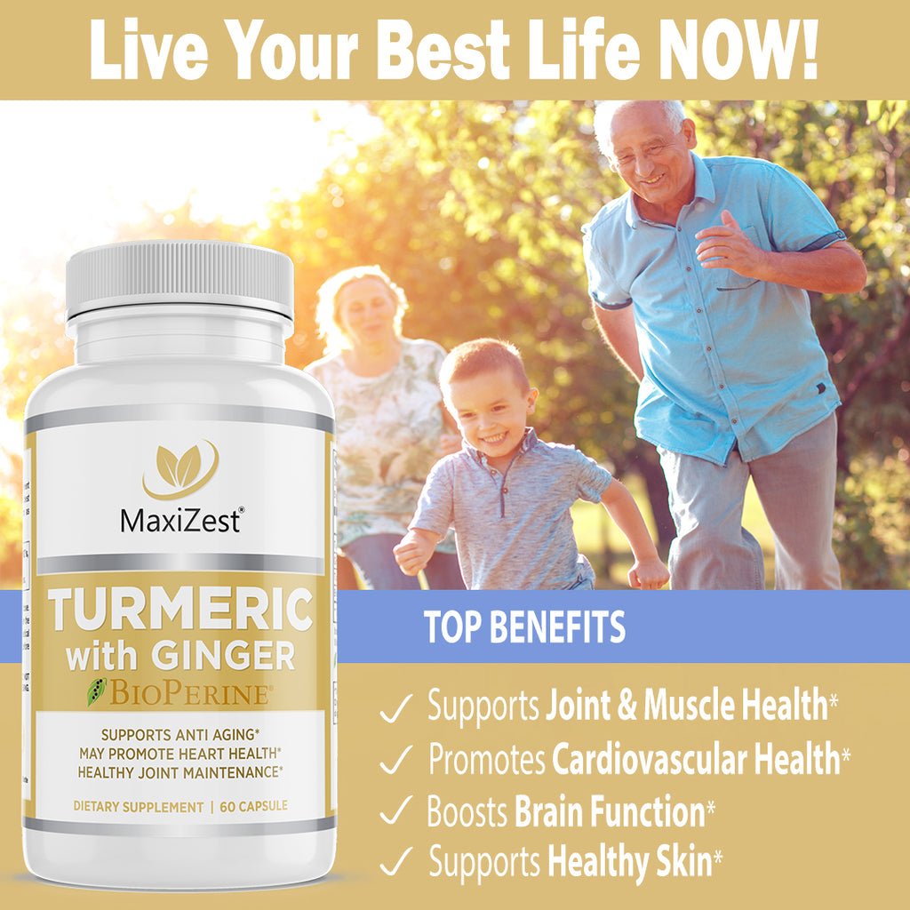 Turmeric Curcumin & Ginger with Bioperine