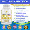 Omega 3 Fish Oil - Brain and Heart Support Formula (Lemon Flavor)